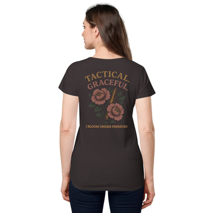 Tactical. Graceful. I Bloom Under Pressure. - Round